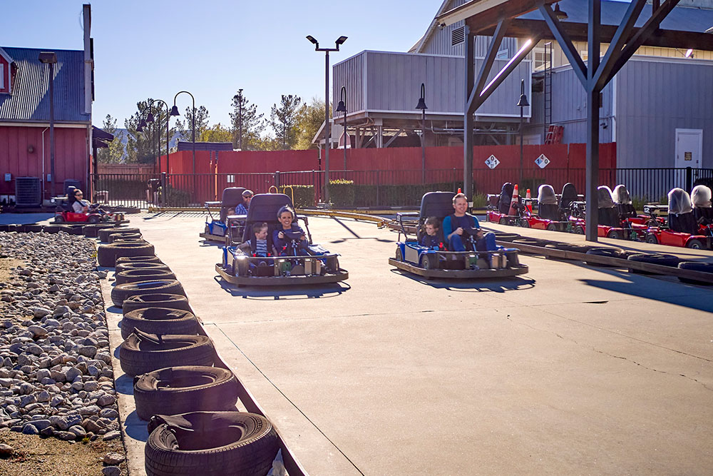 Go-kart track at Mulligan Family Fun Center Murrieta attractions