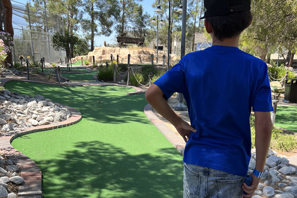 Scenic mini golf course at Mulligan Family Fun Center Murrieta