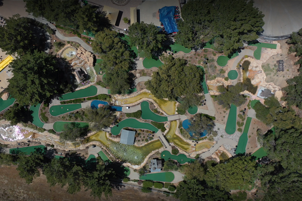 Interactive water park at Mulligan Family Fun Center in Murrieta